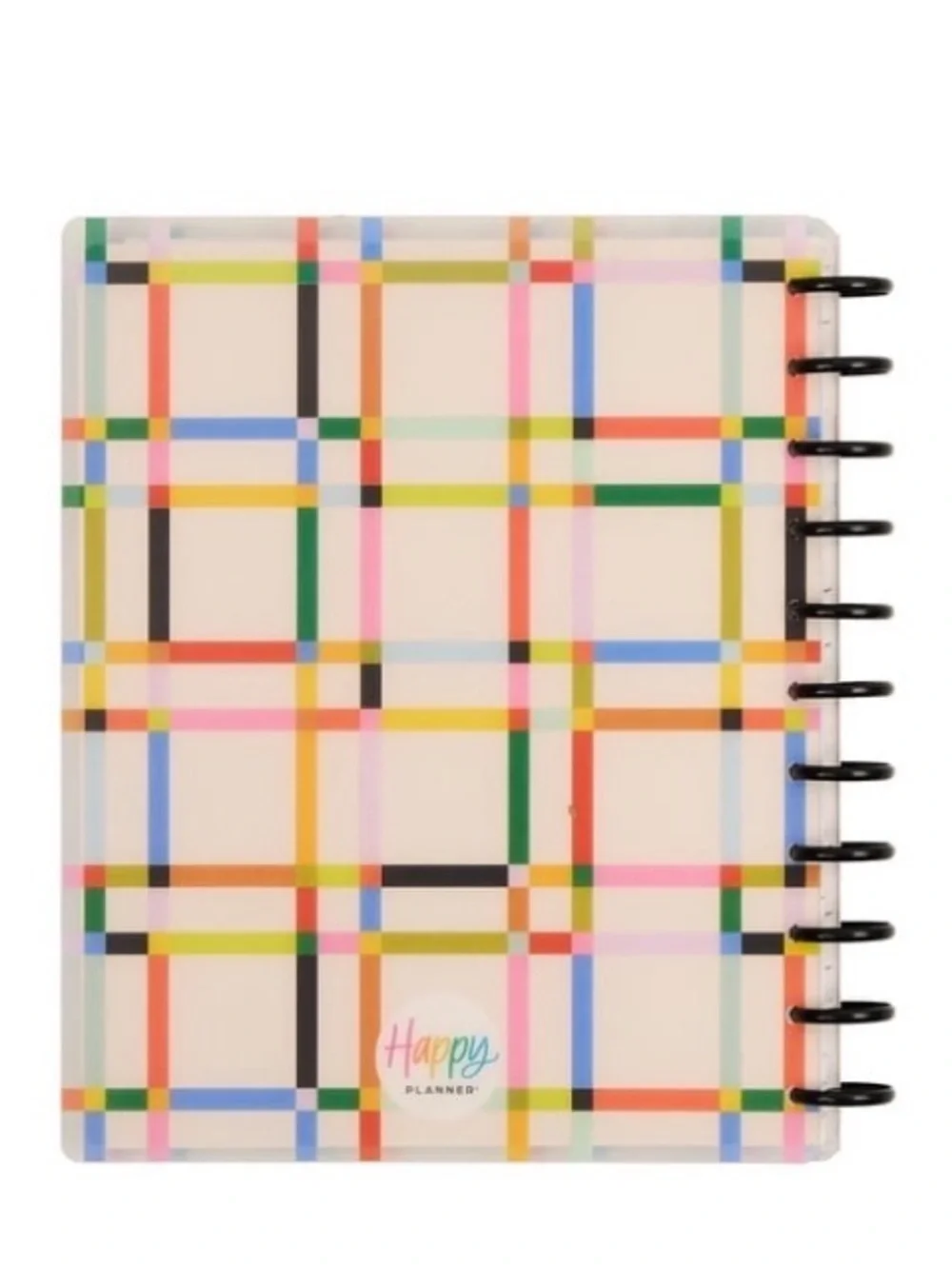 Happy Planner Rainbow Geometric & Plaid 12-Tab Divider Set